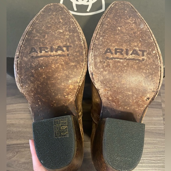NWT! Ariat Dixon Brown Western Boots - Size 7.5 - Picture 7 of 10